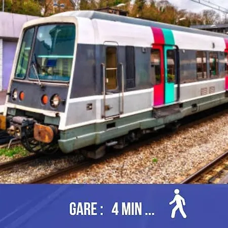 Duplex - 4 Min Gare, 10 Min Disneyland, Parking Bussy-Saint-Georges