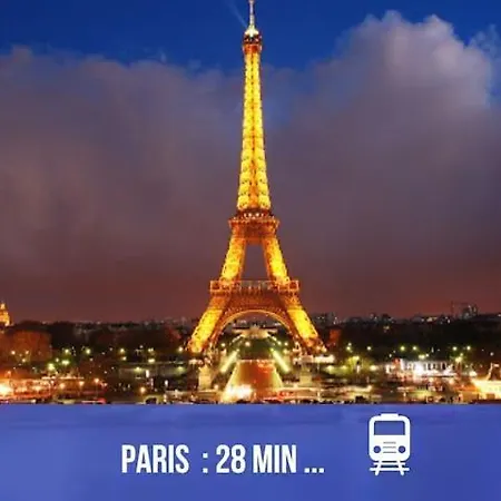 Duplex - 4 Min Gare, 10 Min Disneyland, Parking